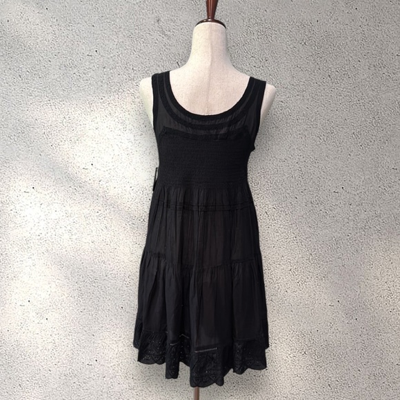 Lucky Brand Embroidered Tiered Mini Dress - Picture 5 of 13